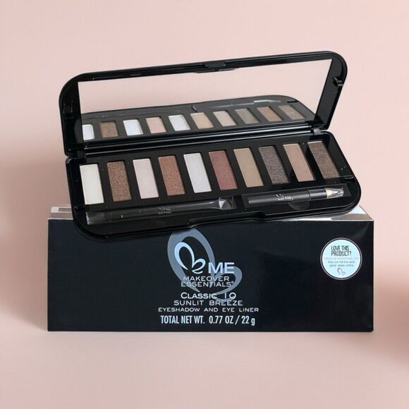 ME Makeover Essentials Classic 10 Eyeshadow & Eyeliner Palette - SUNLIT BREEZE - Picture 1 of 5